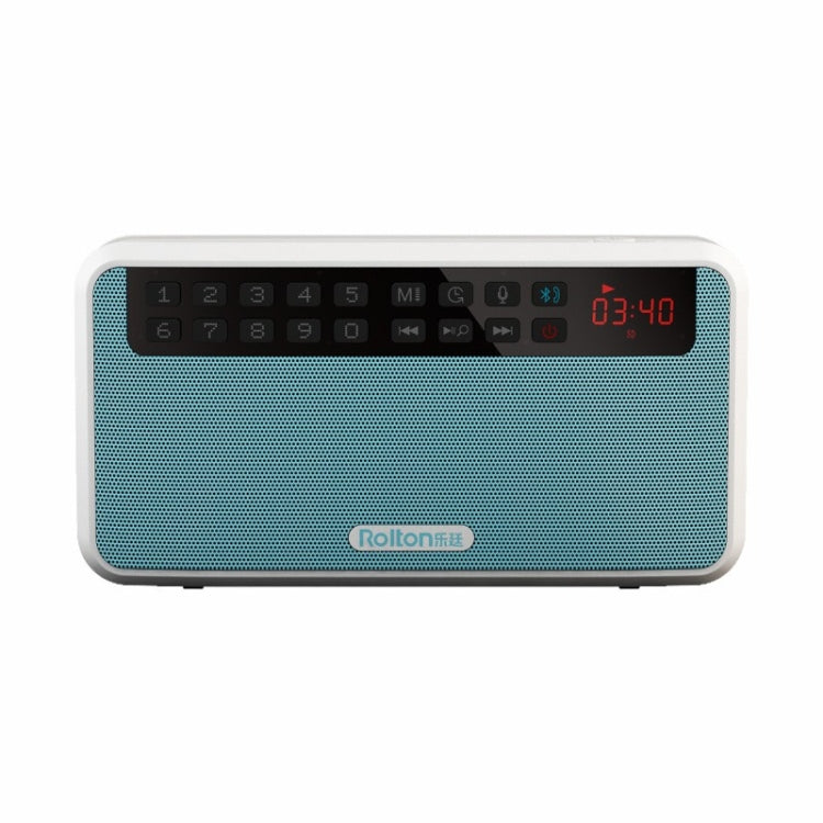 Rolton E500 Bluetooth Speaker 2.1-Channel Built-In Microphone Supports FM Radio(Blue) - HoMEdemic™ 