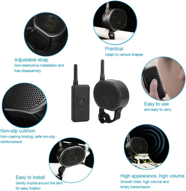 Mini Drone Megaphone Wireless Portable Speaker 2KM Control for DJI Mavic Mini/Mavic 2/Mavic Pro/FIMI X8SE/Phantom/Hubsan Zino - HoMEdemic™ 