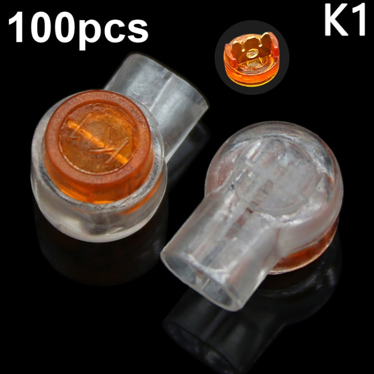 K1 100pcs /Pack Network Cable Telephone Line Connector Moisture-Proof Waterproof Wiring Terminals - HoMEdemic™ 
