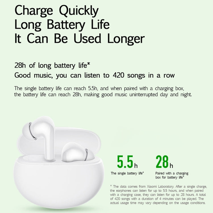 Original Xiaomi Redmi Buds 4 Vitality Edition Waterproof Wireless Bluetooth Calling Noise Reduction Earphone(White) - HoMEdemic™ 