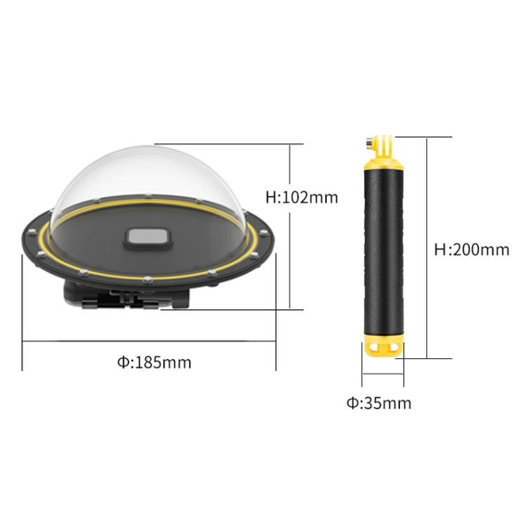 TELESIN 30M Waterproof Case Housing For GoPro Hero11 Black / HERO10 Black / HERO9 Black - HoMEdemic™ 