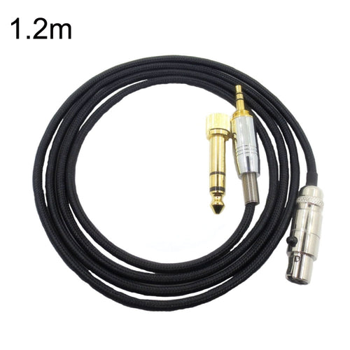 1.2m For K240 / K141 / K271 / K702 / Q701 / K712 Headphone Cable Mini Cartoon Head Upgrade Line(Black) - HoMEdemic™ 