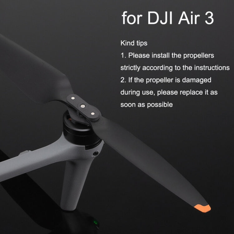 Original DJI Air 3 / 3S 1pair Noise Reduction Propeller(Black) - HoMEdemic™ 