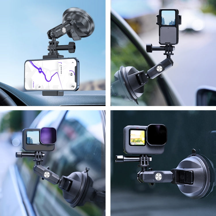 TELESIN Car Action Camera Holder Suction Cup 360 Degree Adjustable - HoMEdemic™ 