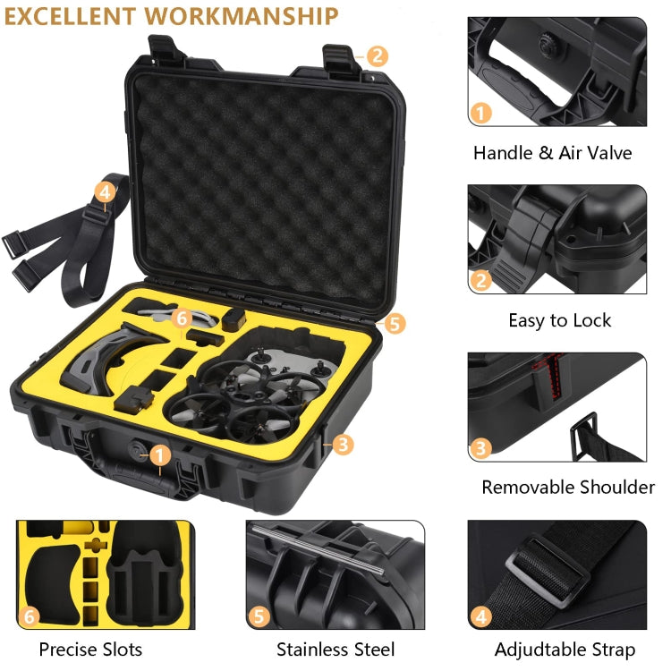 For DJI  Avata Storage Bag Portable Protective Case 3929 Black - HoMEdemic™ 