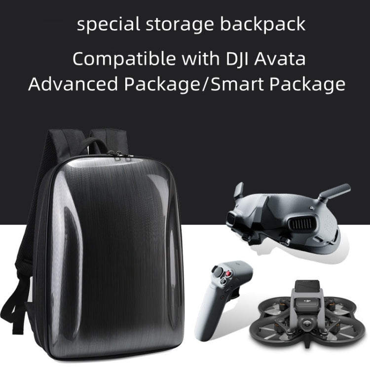 For DJI AVATA Storage Bag Hard Shell Waterproof Shoulder Bag Backpack(Black EVA Lining) - HoMEdemic™ 