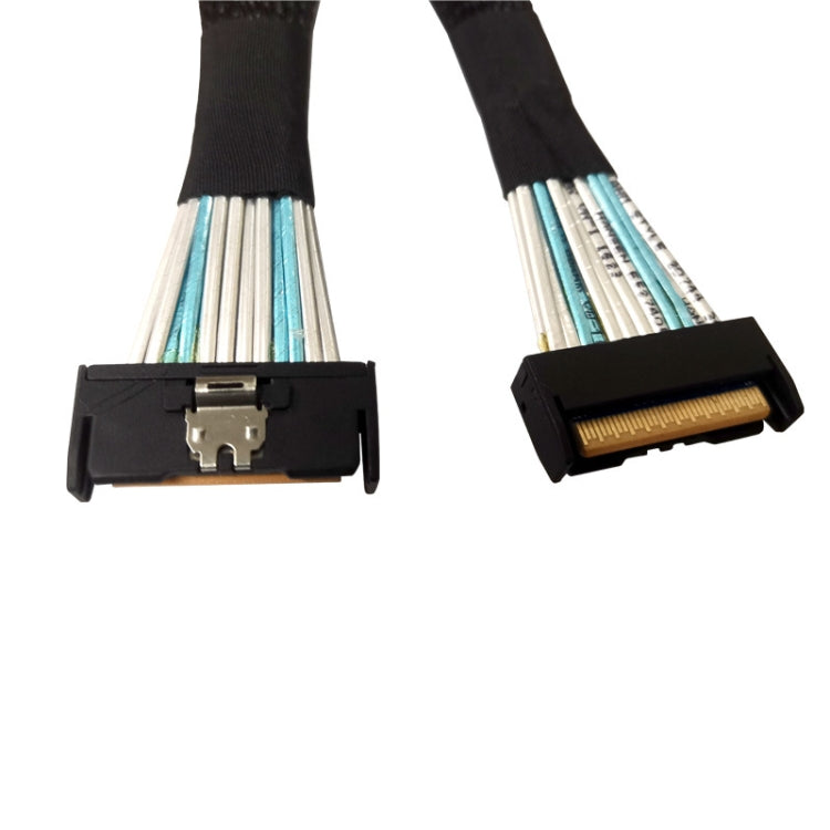 32G Transfer PCIE5.0 Slim SAS MCIO 74P  To MCIO 74P Server High Speed Turn Wiring 0.7m - HoMEdemic™ 