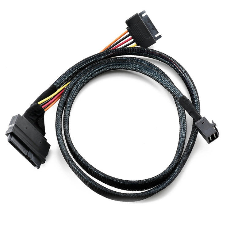 Mini SAS 36P HD8643 To MINI SAS 8639+ 15P Power Hard Drive Data Cable 0.5m - HoMEdemic™ 