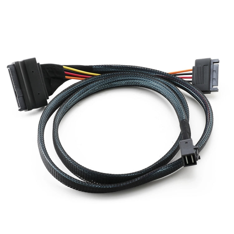 Mini SAS 36P HD8643 To MINI SAS 8639+ 15P Power Hard Drive Data Cable 0.5m - HoMEdemic™ 