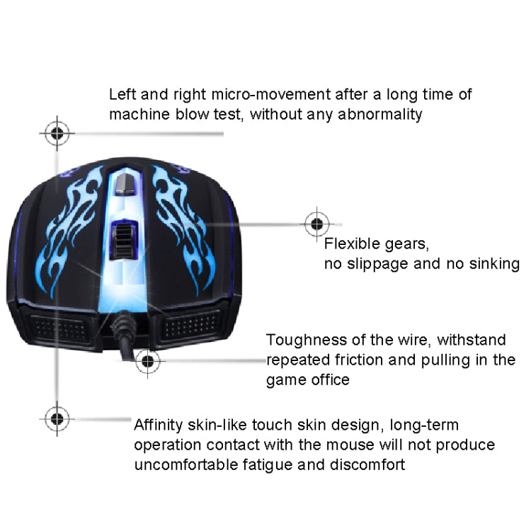 Chasing Leopard USB Illuminated Gaming Optical 1.3m Wired Mouse - HoMEdemic™ 