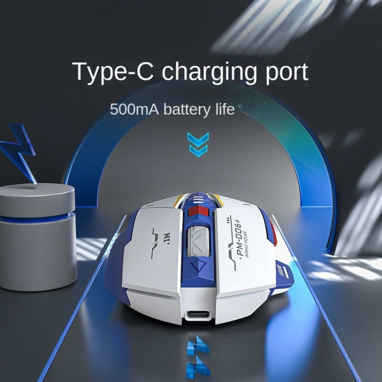 Inphic F9 Mecha Wireless Mouse Charging Office Game Mouse(Single Model 2.4G) - HoMEdemic™ 