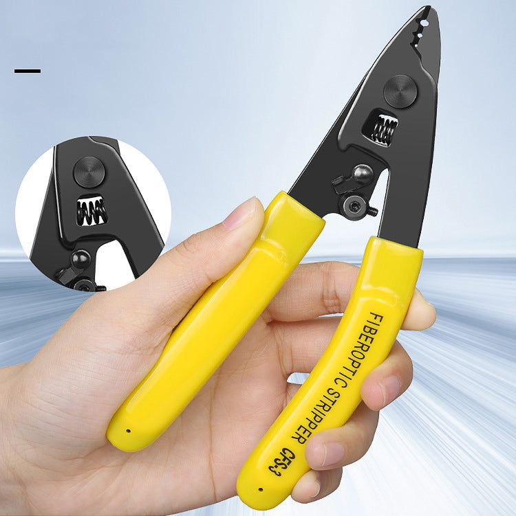 CFS-3 Fiber Optical Stripper 3 Holes Plier for OM1 OM2 OM3 OM4 Fiber Cable Jacket - HoMEdemic™ 