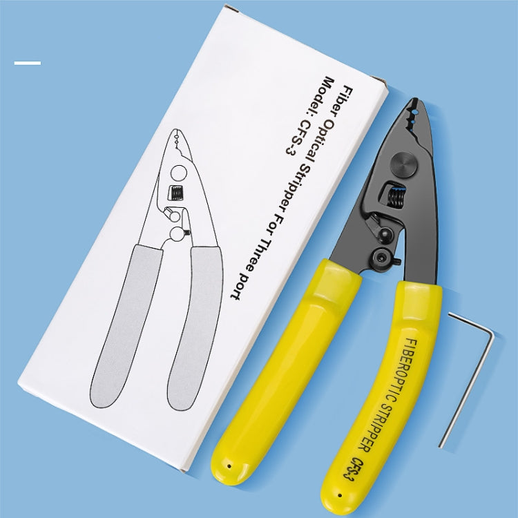 CFS-3 Fiber Optical Stripper 3 Holes Plier for OM1 OM2 OM3 OM4 Fiber Cable Jacket - HoMEdemic™ 