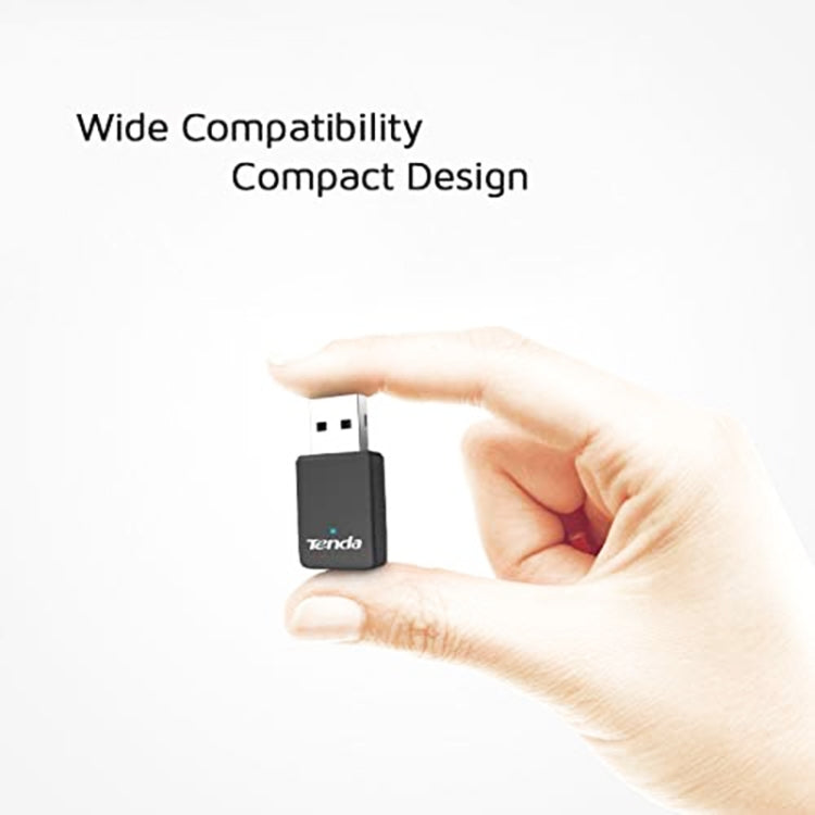 Tenda U9 650Mbs Drive-Free USB Wireless Network Card 5G Dual Band Desktop Laptop WiFi Receiver - HoMEdemic™ 