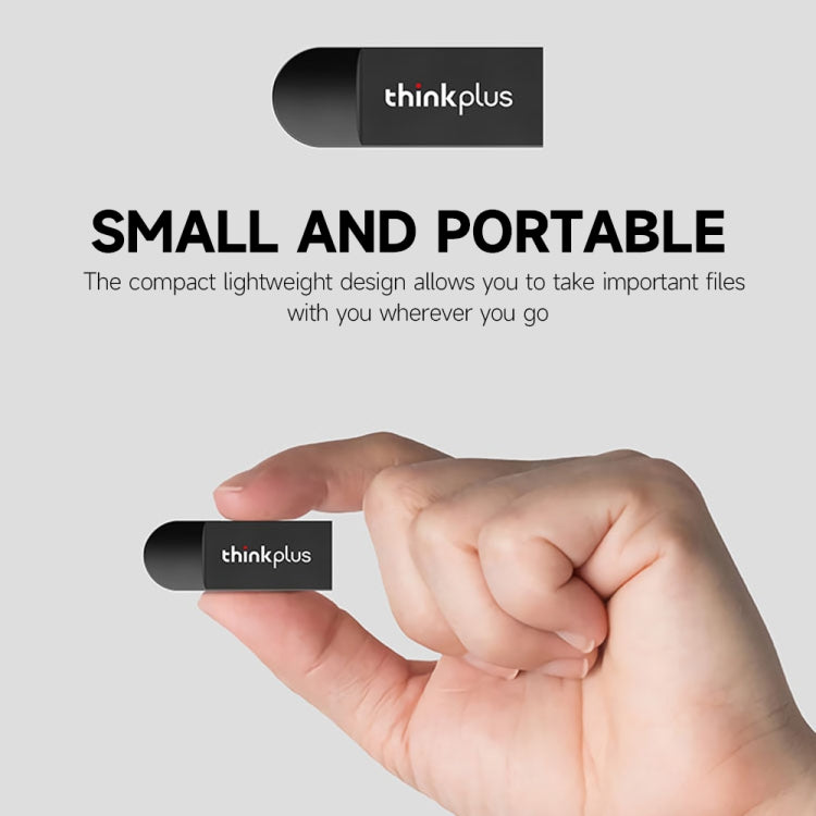 Lenovo ThinkPlus MU222 2.0 Business Office U Disk, Capacity: 64GB(Black) - HoMEdemic™ 