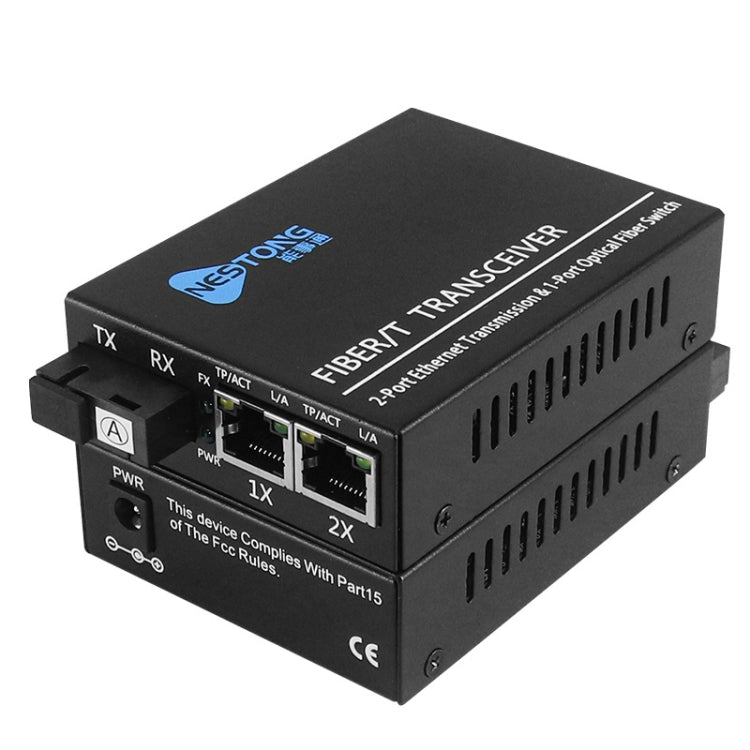 NESTONG 100M Single-Mode Fiber Optic Transceiver POE Photoelectric Converter,CN Plug - HoMEdemic™ 