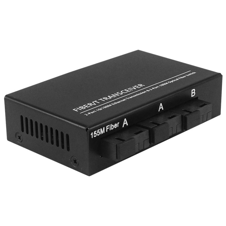 3 Fiber Port & 3 LAN Port 10/100Mbps Ethernet Switch Fiber Optic Switch - HoMEdemic™ 