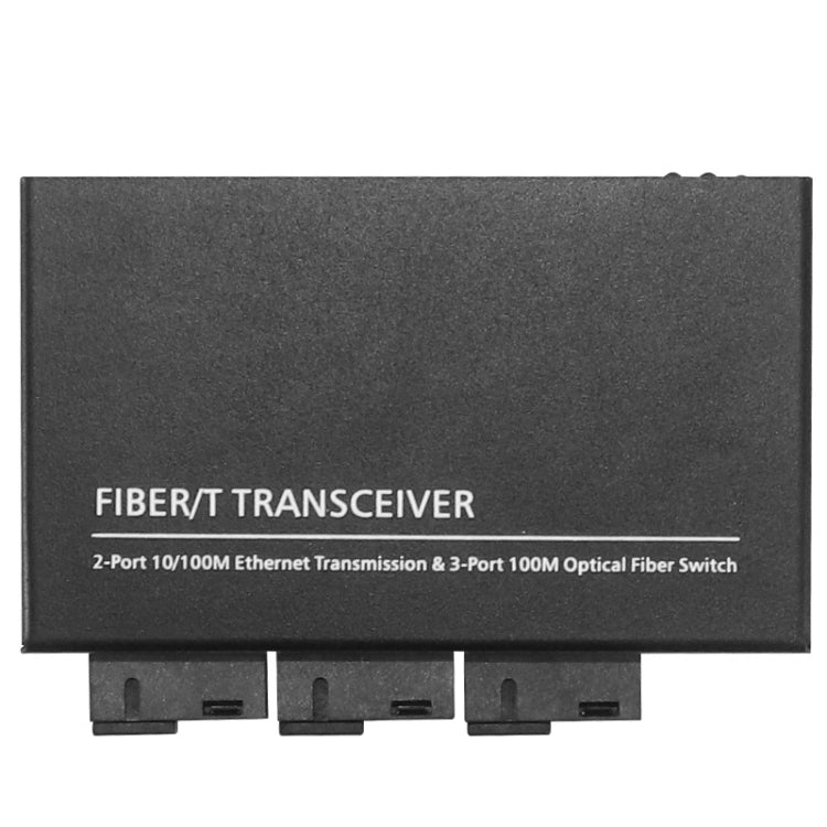 3 Fiber Port & 3 LAN Port 10/100Mbps Ethernet Switch Fiber Optic Switch - HoMEdemic™ 