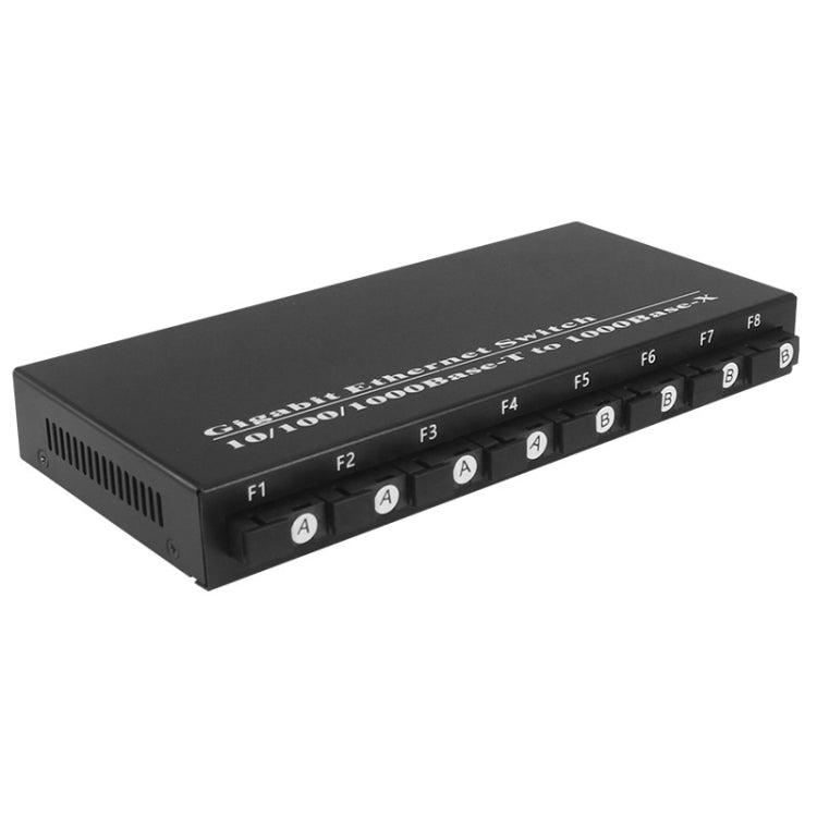 8 Fiber Port+2 Lan Port 1000Mbps Fiber Transceiver - HoMEdemic™ 