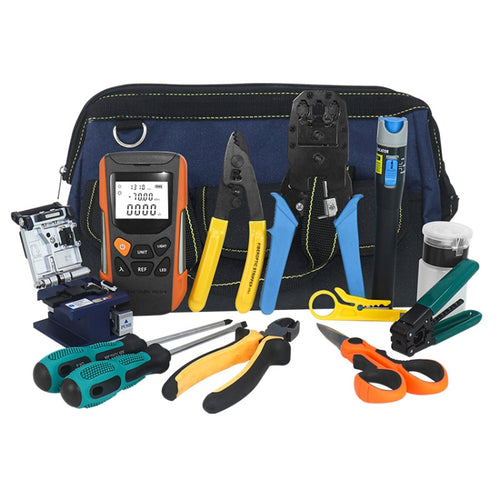 YH-G13 13-in-1 Fiber Optic Network Tool Kit Includes Optical Power Meter Pliers Cutter - HoMEdemic™ 