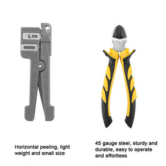 YH-G10  10-in-1 Fiber Optic Tool Kit TK-S6 Cable Knife and Stripping Kit - HoMEdemic™ 