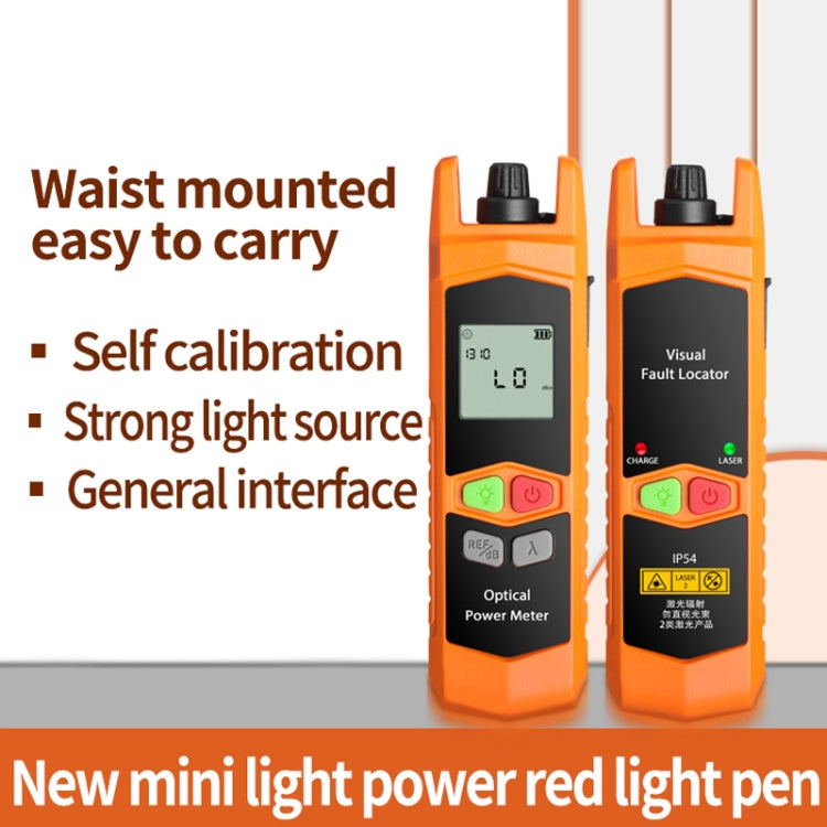 2-in-1 10-30mW Fiber Optic Red Light Pen + Optical Power Meter (-70+6dBm) Set - HoMEdemic™ 