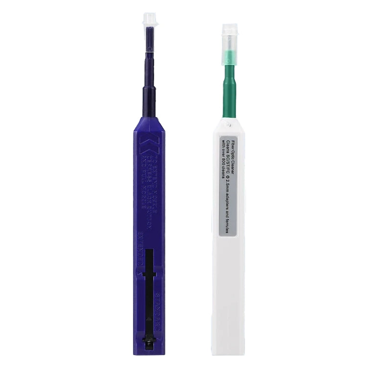 2pcs /Set Fiber Optic Cleaning Pen Endface Cleaner Fiber Optic Cleaning Tool for 1.25mm LC/Mu and 2.5mm SC/ST/FC(SC+LC) - HoMEdemic™ 