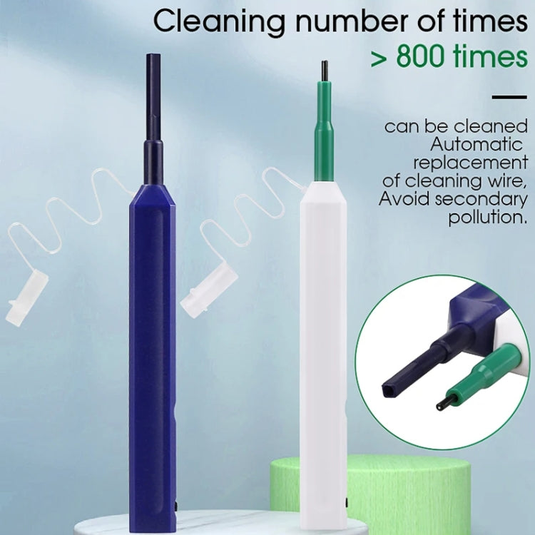 2pcs /Set Fiber Optic Cleaning Pen Endface Cleaner Fiber Optic Cleaning Tool for 1.25mm LC/Mu and 2.5mm SC/ST/FC(SC+LC) - HoMEdemic™ 