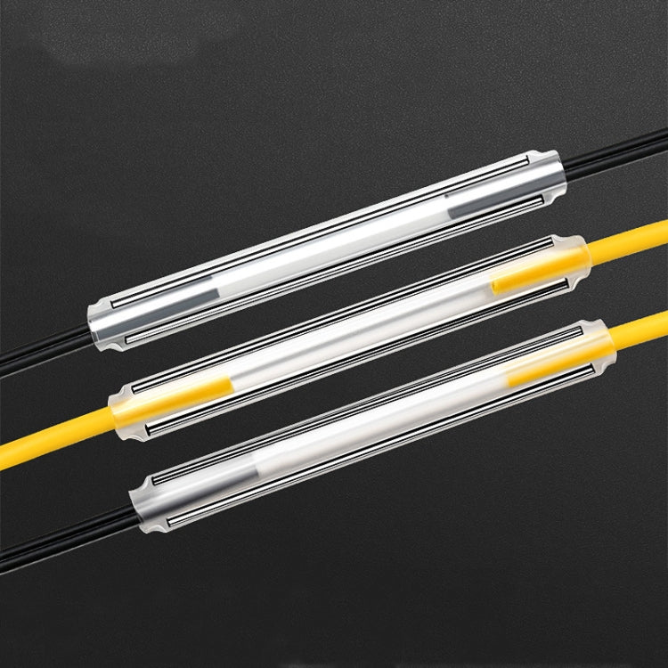50pcs/pack  60mm Double -Pin Leather Thread Optical Fiber Heat Shrinkable Tube Optical Hot Melt Tube - HoMEdemic™ 