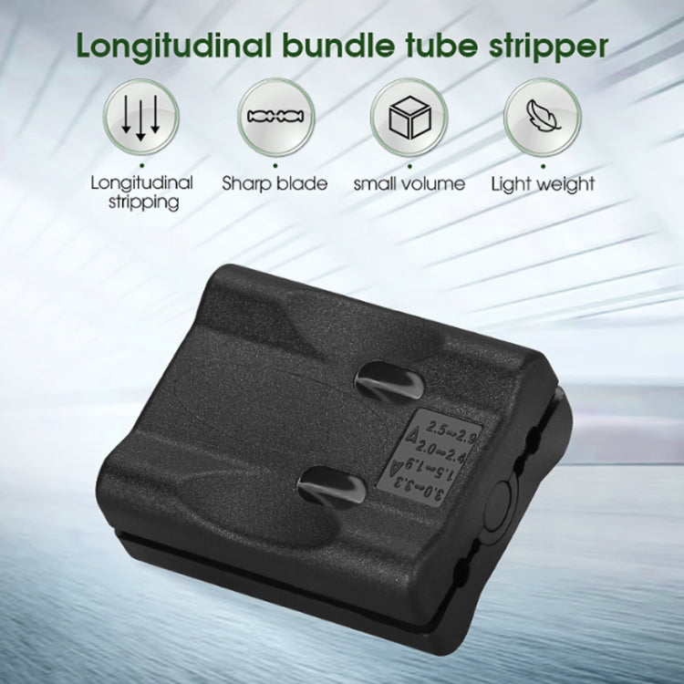 FTTH Fiber Optical Stripper Loose Tube Longitudinal Cable Stripper 1.5-3.3MM - HoMEdemic™ 