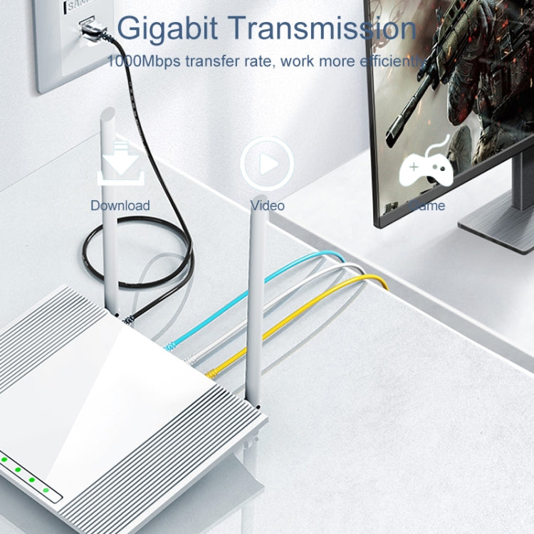 SAMZHE Cat6A Ethernet Cable UTP Network Patch Cable 15m(White) - HoMEdemic™ 
