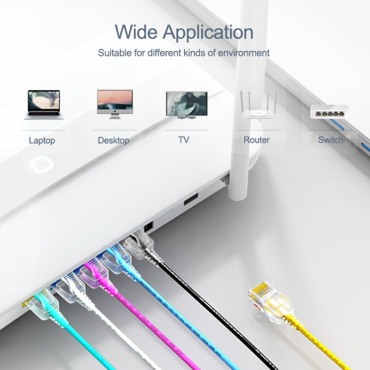 SAMZHE Cat6A Ethernet Cable UTP Network Patch Cable 20m(White) - HoMEdemic™ 