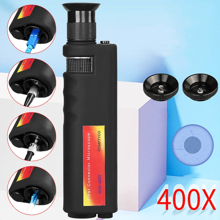 Comptyco AUA-400X 400 Times Handheld Fiber Optic Microscope for FC/SC/ST/LC Connector - HoMEdemic™ 