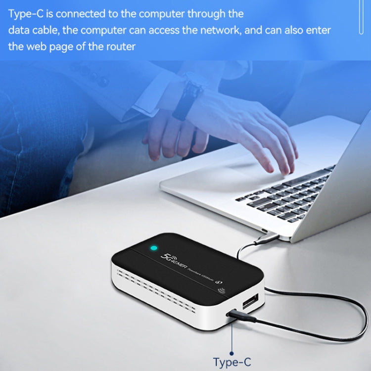 PW100 4G LTE Mobile Router USB Hotspot Portable Power Bank Pocket Wireless WIFI(Black) - HoMEdemic™ 
