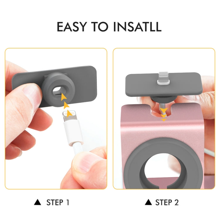 For IPhone / AirPods / Apple Watch Series AhaStyle 3 In 1 Aluminum Alloy Stand(Rose Gold) - HoMEdemic™ 