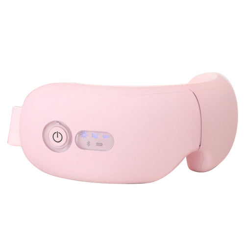 Bluetooth Rechargeable Eye Massager With Heat, Air Pressure And Vibration Massage(Pink) - HoMEdemic™ 