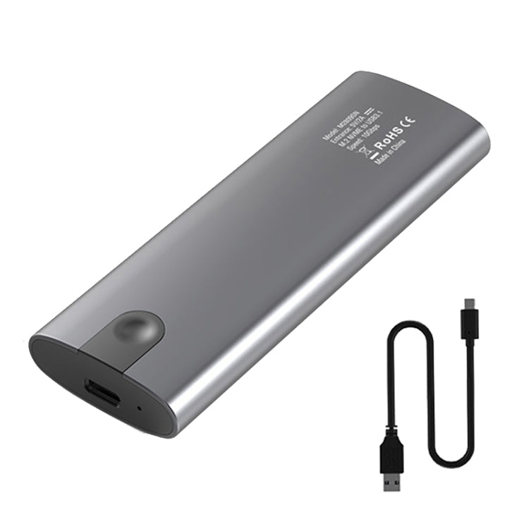 Blueendless 2809 General Dual Protocol Wiring C-A M.2 Mobile Hard Disk Case SSD External Solid Hard Drive Enclosure Box - HoMEdemic™ 