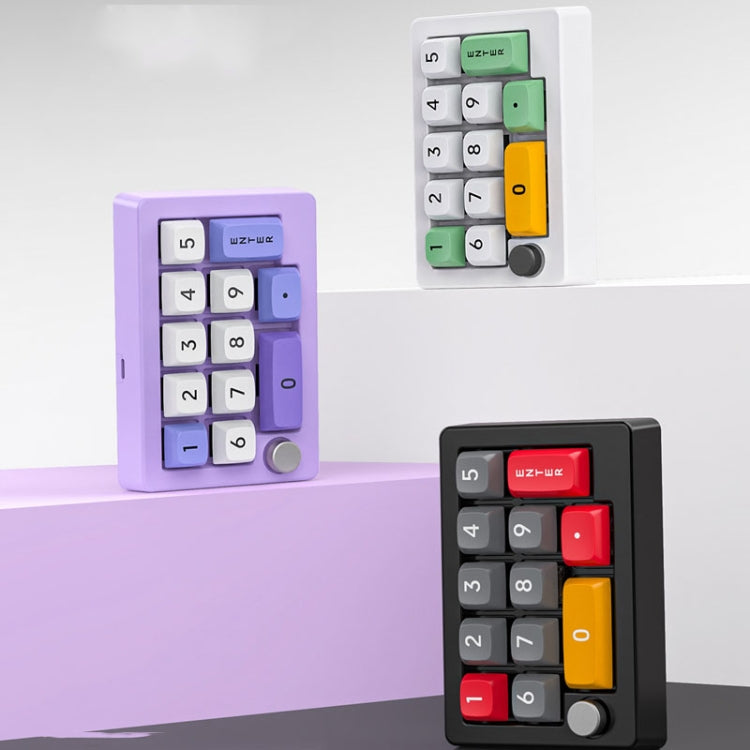 MKESPN 13 Keys RGB Multi-Function Macro Programming Mechanical Keypad Wired With Knob Keyboard(Black) - HoMEdemic™ 