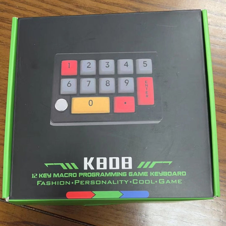 MKESPN 13 Keys RGB Multi-Function Macro Programming Mechanical Keypad Wired With Knob Keyboard(White) - HoMEdemic™ 