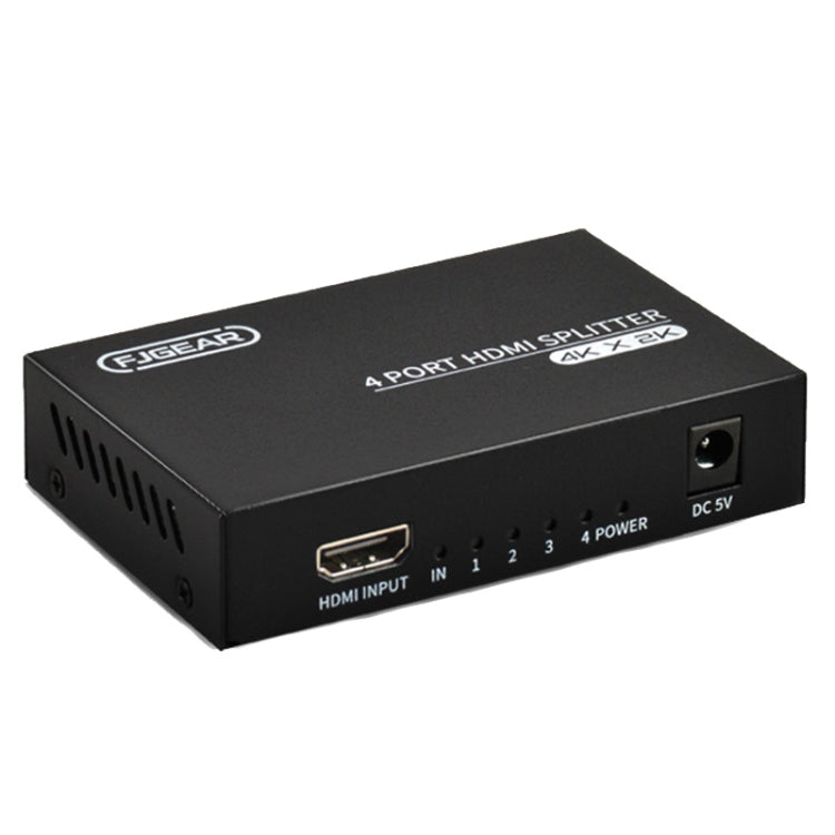 FJGEAR FJ-SM4K104 HD Audio/Video Splitter HDMI 1 In 4 Splitter(EU Plug) - HoMEdemic™ 