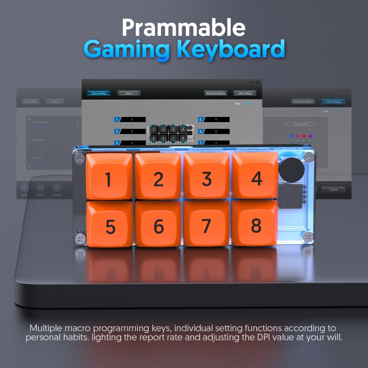 MKESPN Shortcut Macro Defined Wired Samll Keypad Single Handed Gaming Keyboard(White) - HoMEdemic™ 