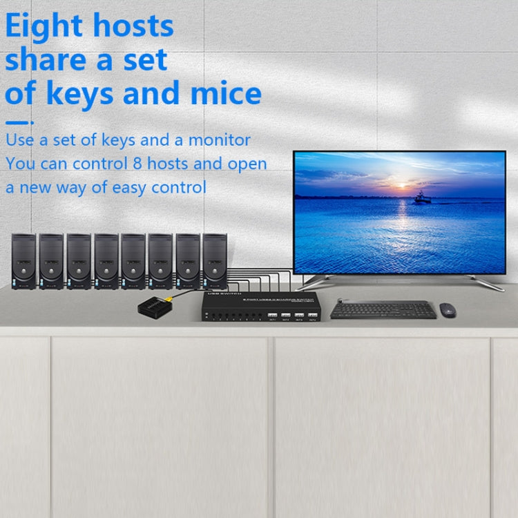 FJGEAR FJ-U804 8 In 4 Out USB2.0 Sharing Switch Extender - HoMEdemic™ 