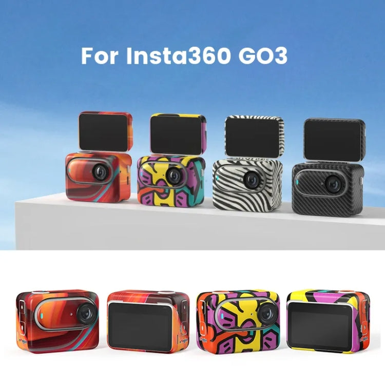For Insta360 GO 3 / GO 3S AMagisn Body Sticker Protective Film Action Camera Accessories, Style: Carbon Fiber - HoMEdemic™ 