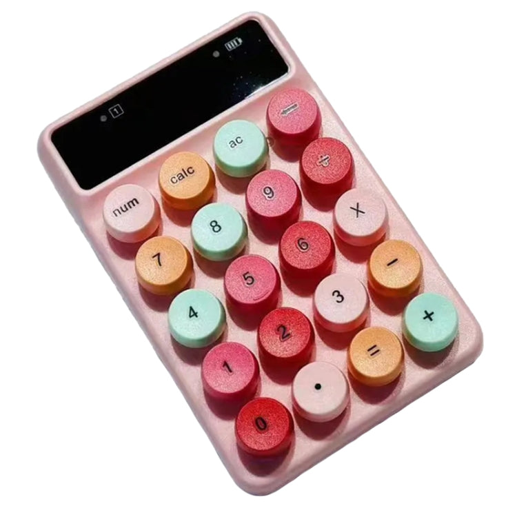 Q3 2.4G Mini Wireless Office Digital Keyboard Cash Register Financial Accounting Password Keypad(Pink) - HoMEdemic™ 