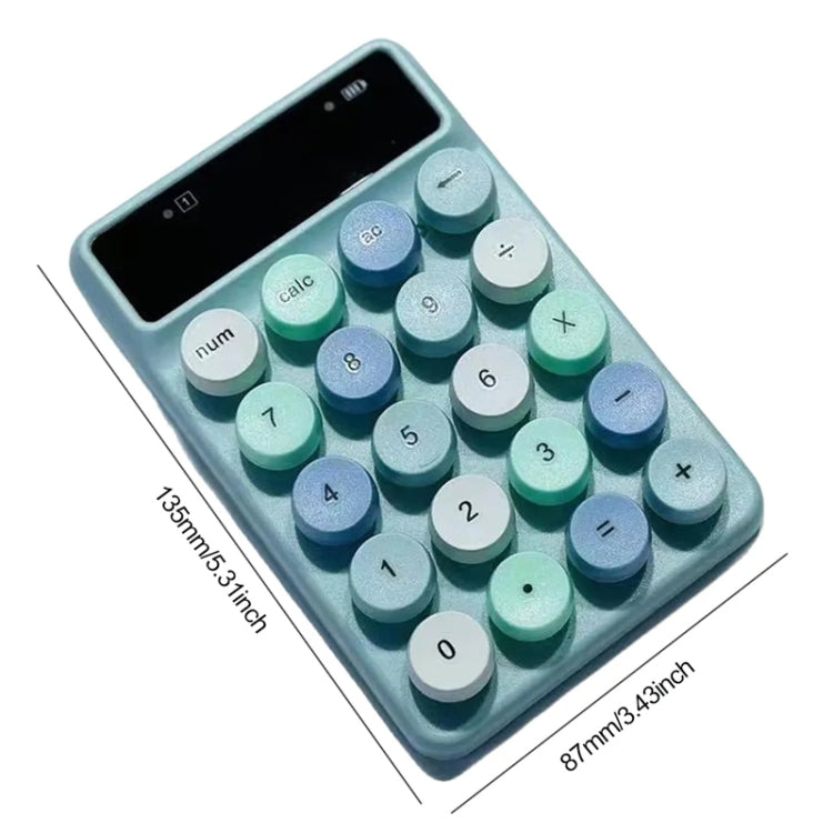 Q3 2.4G Mini Wireless Office Digital Keyboard Cash Register Financial Accounting Password Keypad(Pink) - HoMEdemic™ 