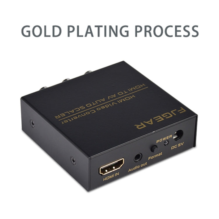FJGEAR FJ-HA1308 HDMI To AV Converter Support NTSC PAL With Auto Screen Scaling - HoMEdemic™ 