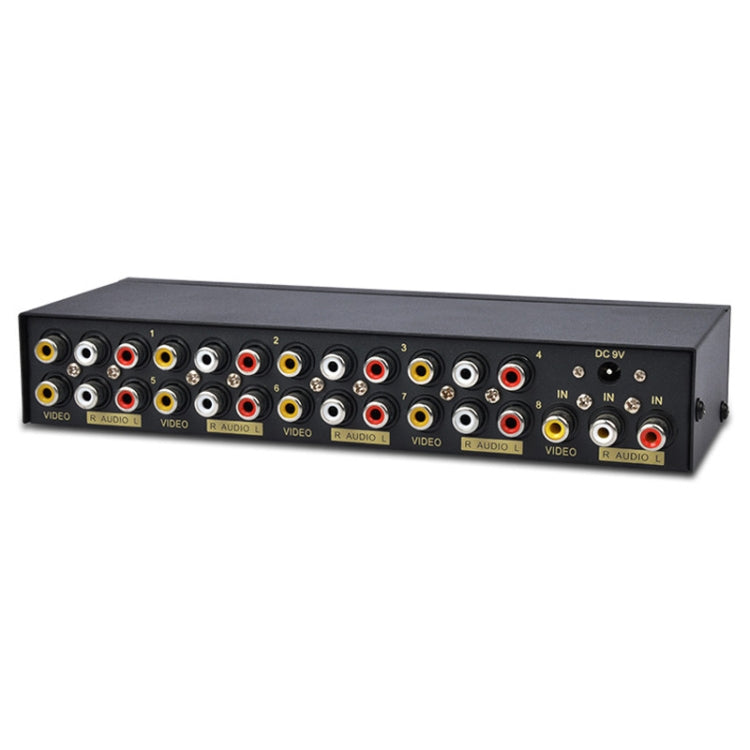 FJGEAR FJ-108AV Audio Video Splitter 1 In 8 Out CVBS Separator - HoMEdemic™ 