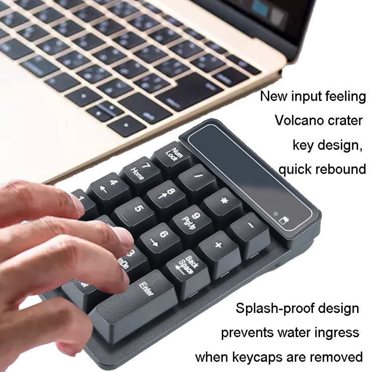 K3 19 Key 2.4G Wireless Mini Digital Keyboard Suspension Machinery Keypad(Black) - HoMEdemic™ 