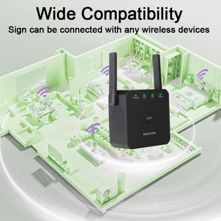 2.4G 300M Wifi Repeater Wifi Extender Wifi Amplifier With 1 LAN Port US Plug - HoMEdemic™ 