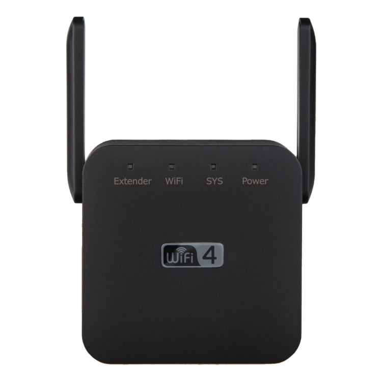 2.4G 300M Wi-Fi Amplifier Long Range WiFi Repeater Wireless Signal Booster EU Plug Black - HoMEdemic™ 